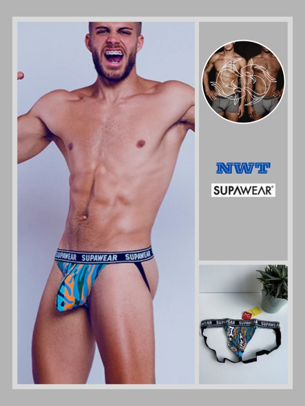 Supawear - POW Jockstrap - Arctic Animal (Multi) (M)